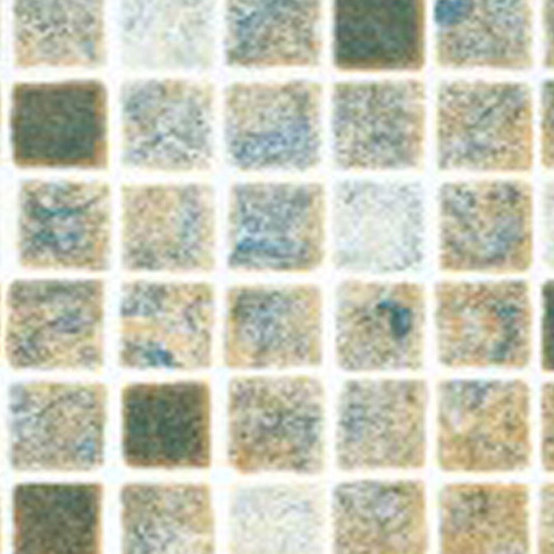 Poolliner sandblå mosaik