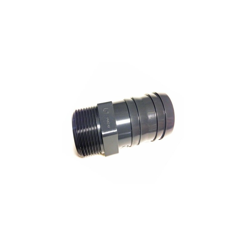 Slanganslutning D 11/2-50 mm i PVC